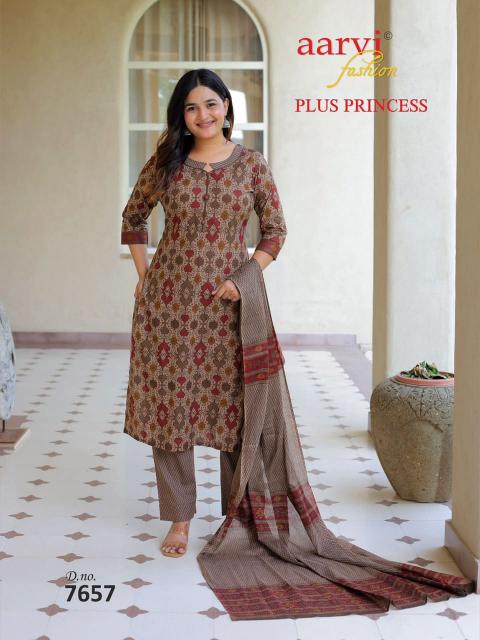 Aarvi plus princess vol-6 creations wholesale kurti